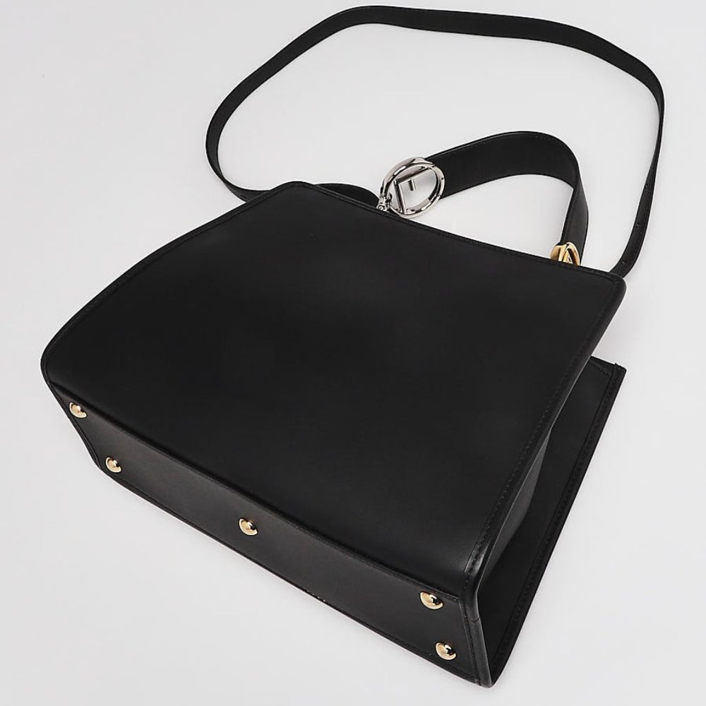 FENDI Tricolor Nappa Leather Runaway Logo Shoulder Bag - Picture 3 of 11